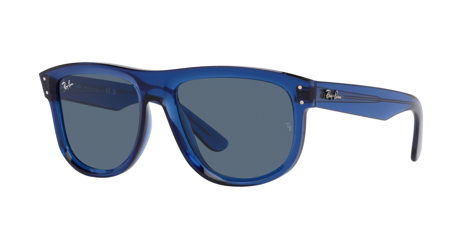 Mens blue lens outlet ray ban sunglasses