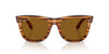 Ray-Ban Wayfarer Reverse RBR0502S Striped Havana/Dark Brown Polarised #colour_striped-havana-dark-brown-polarised