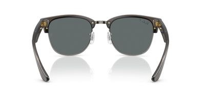 Ray-Ban Clubmaster Reverse RBR0504S Transparent Dark Grey On Gunmetal/Dark Grey Polarised #colour_transparent-dark-grey-on-gunmetal-dark-grey-polarised