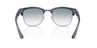 Ray-Ban Clubmaster Reverse RBR0504S Transparent Navy Blue On Gunmetal/Clear Blue Gradient #colour_transparent-navy-blue-on-gunmetal-clear-blue-gradient