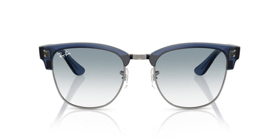 Ray-Ban Clubmaster Reverse RBR0504S Transparent Navy Blue On Gunmetal/Clear Blue Gradient #colour_transparent-navy-blue-on-gunmetal-clear-blue-gradient