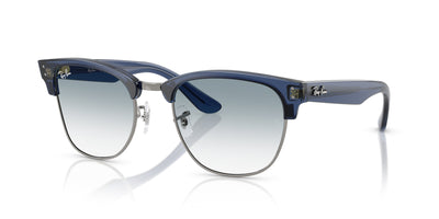 Ray-Ban Clubmaster Reverse RBR0504S Transparent Navy Blue On Gunmetal/Clear Blue Gradient #colour_transparent-navy-blue-on-gunmetal-clear-blue-gradient