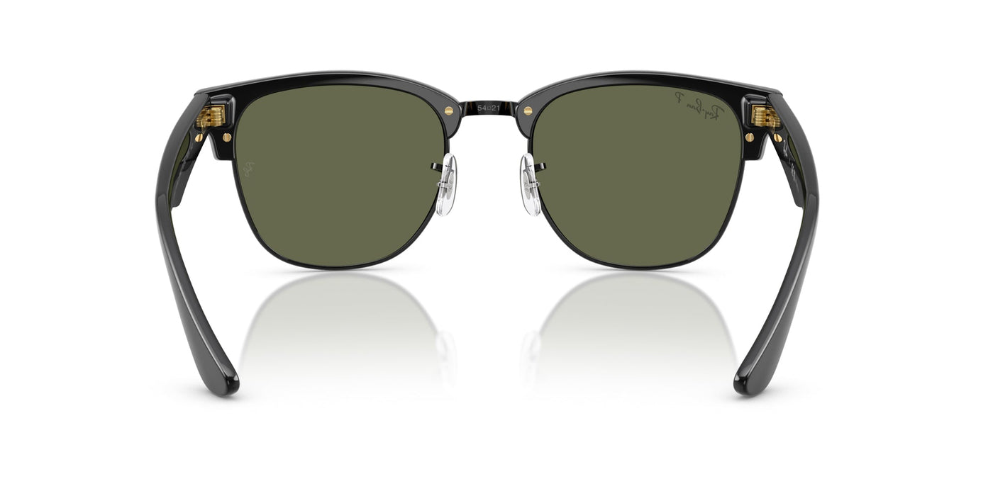 Ray-Ban Clubmaster Reverse RBR0504S Black On Black/Dark Green Polarised #colour_black-on-black-dark-green-polarised