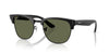 Ray-Ban Clubmaster Reverse RBR0504S Black On Black/Dark Green Polarised #colour_black-on-black-dark-green-polarised