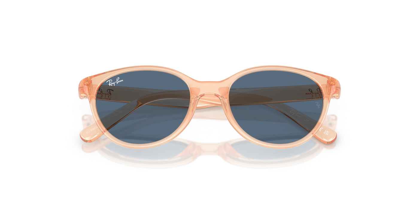 Ray-Ban Kids 0RJ9080S Transparent Orange/Dark Blue #colour_transparent-orange-dark-blue