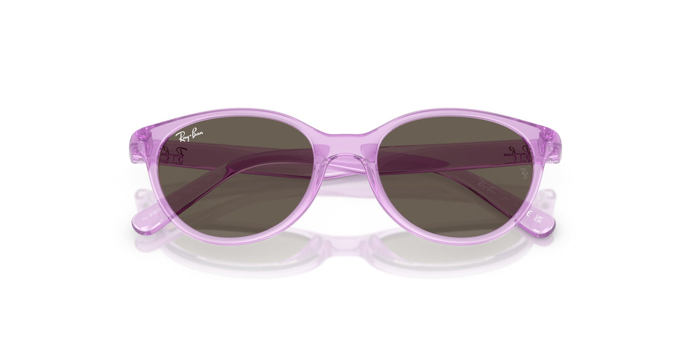 Ray-Ban Kids 0RJ9080S Transparent Violet/Brown #colour_transparent-violet-brown