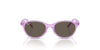 Ray-Ban Kids 0RJ9080S Transparent Violet/Brown #colour_transparent-violet-brown