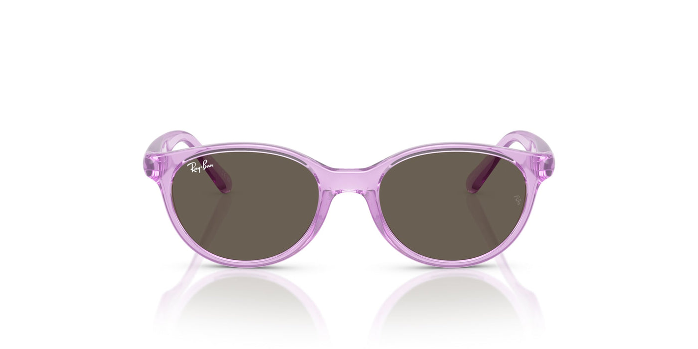 Ray-Ban Kids 0RJ9080S Transparent Violet/Brown #colour_transparent-violet-brown