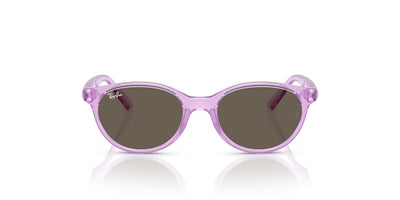 Ray-Ban Kids 0RJ9080S Transparent Violet/Brown #colour_transparent-violet-brown