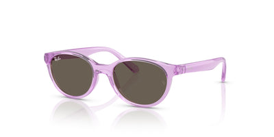 Ray-Ban Kids 0RJ9080S Transparent Violet/Brown #colour_transparent-violet-brown