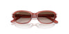 Ray-Ban Kids 0RJ9081S Striped Pink On Transparent Pink/Brown Gradient #colour_striped-pink-on-transparent-pink-brown-gradient