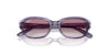 Ray-Ban Kids 0RJ9081S Striped Violet On Transparent Violet/Grey Violet Gradient #colour_striped-violet-on-transparent-violet-grey-violet-gradient