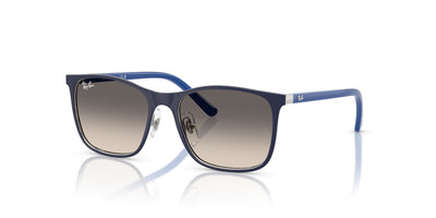 Ray-Ban Kids 0RJ9551S Blue On Silver/Grey Gradient #colour_blue-on-silver-grey-gradient