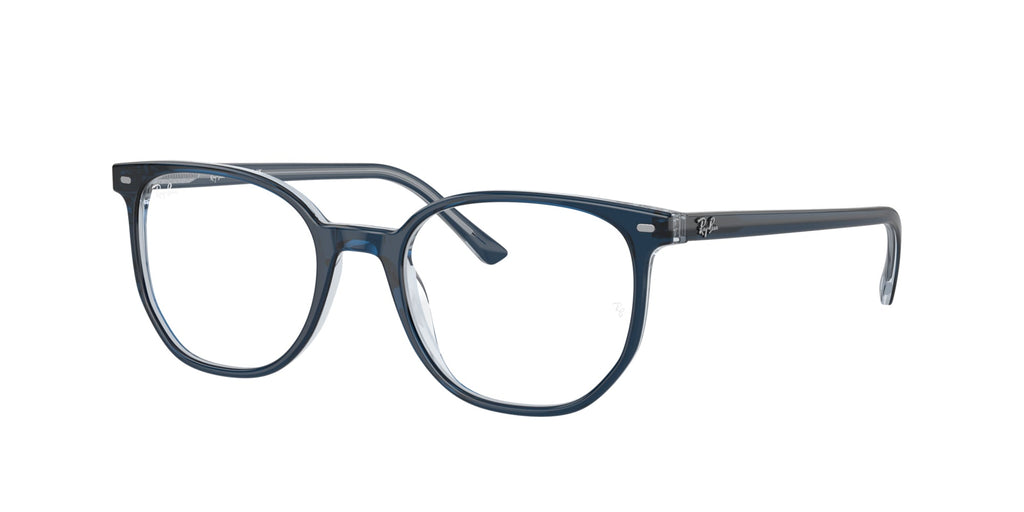 Ray-Ban Elliot RB5397 Blue On Transparent Blue #colour_blue-on-transparent-blue