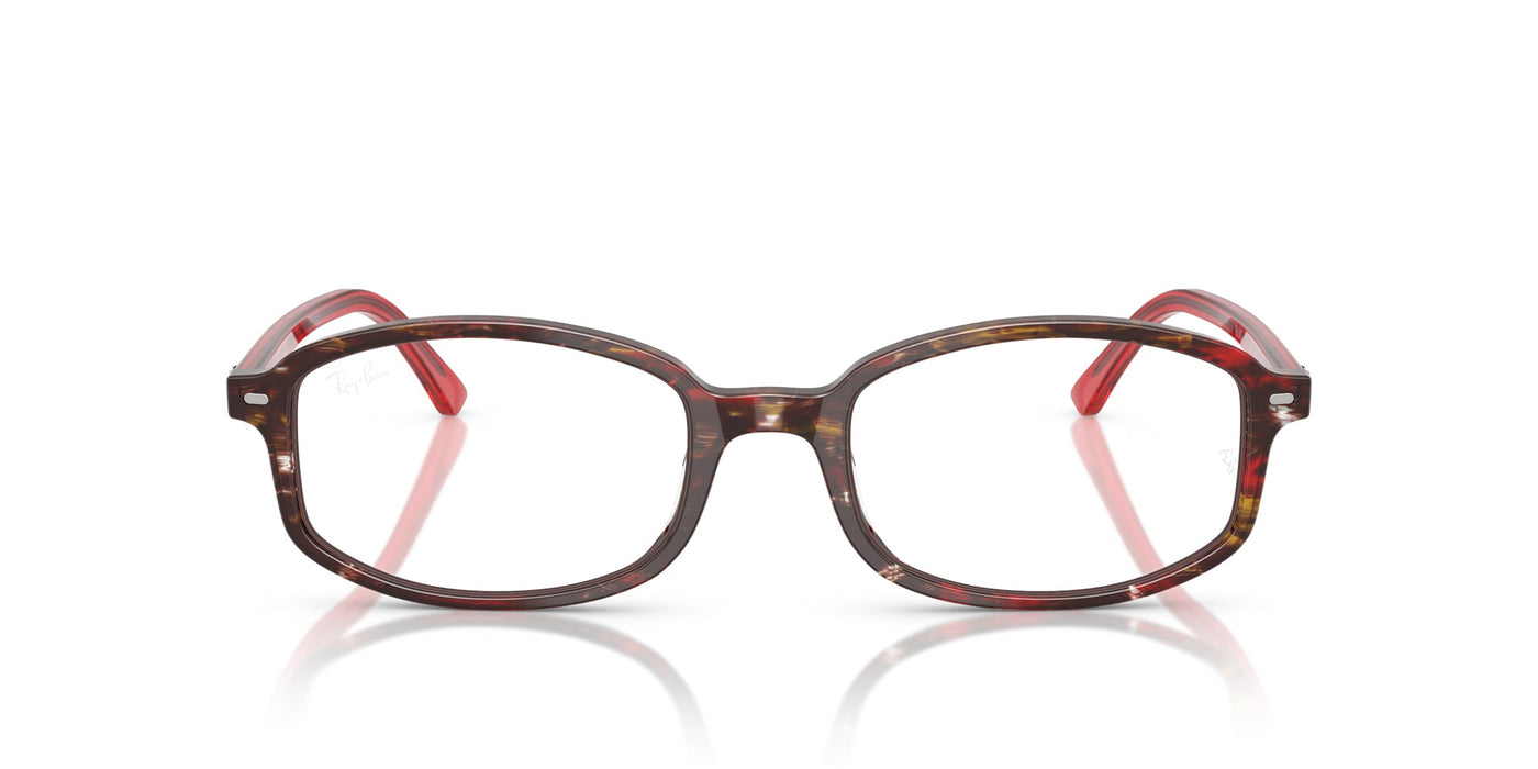 Ray-Ban Sam RB5432 Transparent Shade Fantasy Red #colour_transparent-shade-fantasy-red