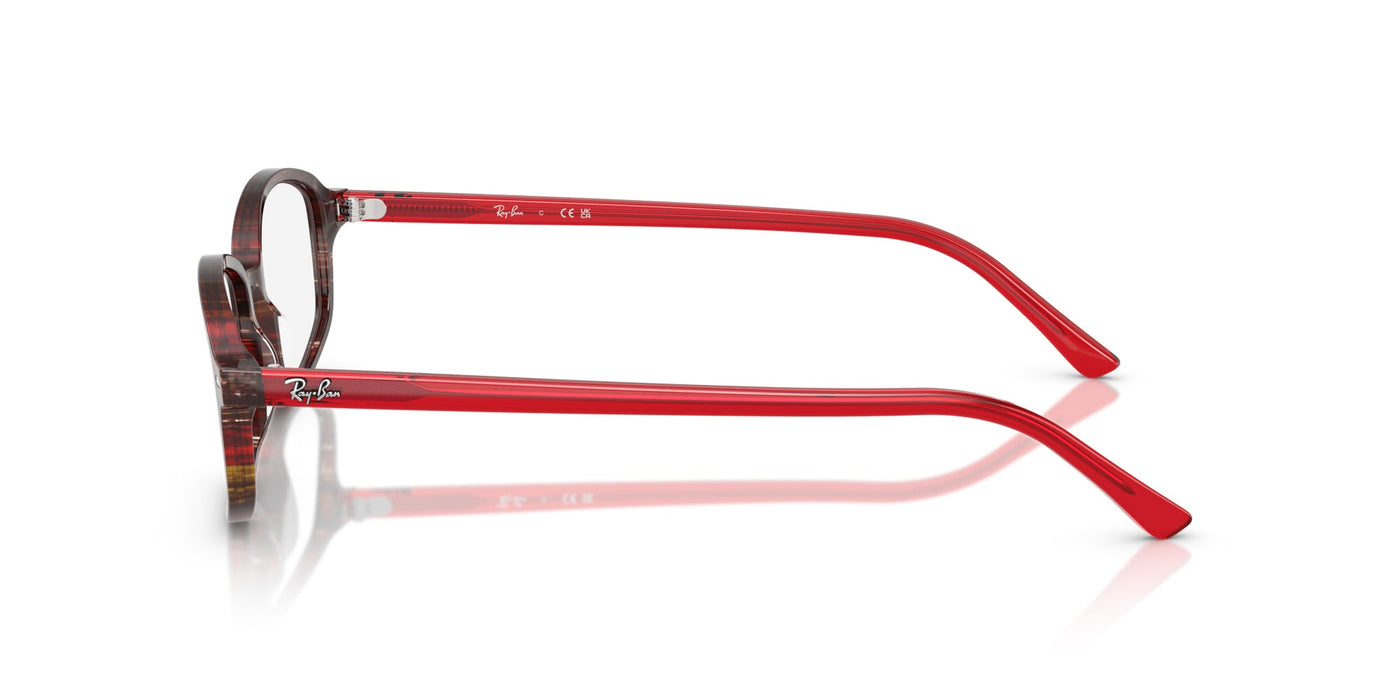 Ray-Ban Sam RB5432 Transparent Shade Fantasy Red #colour_transparent-shade-fantasy-red