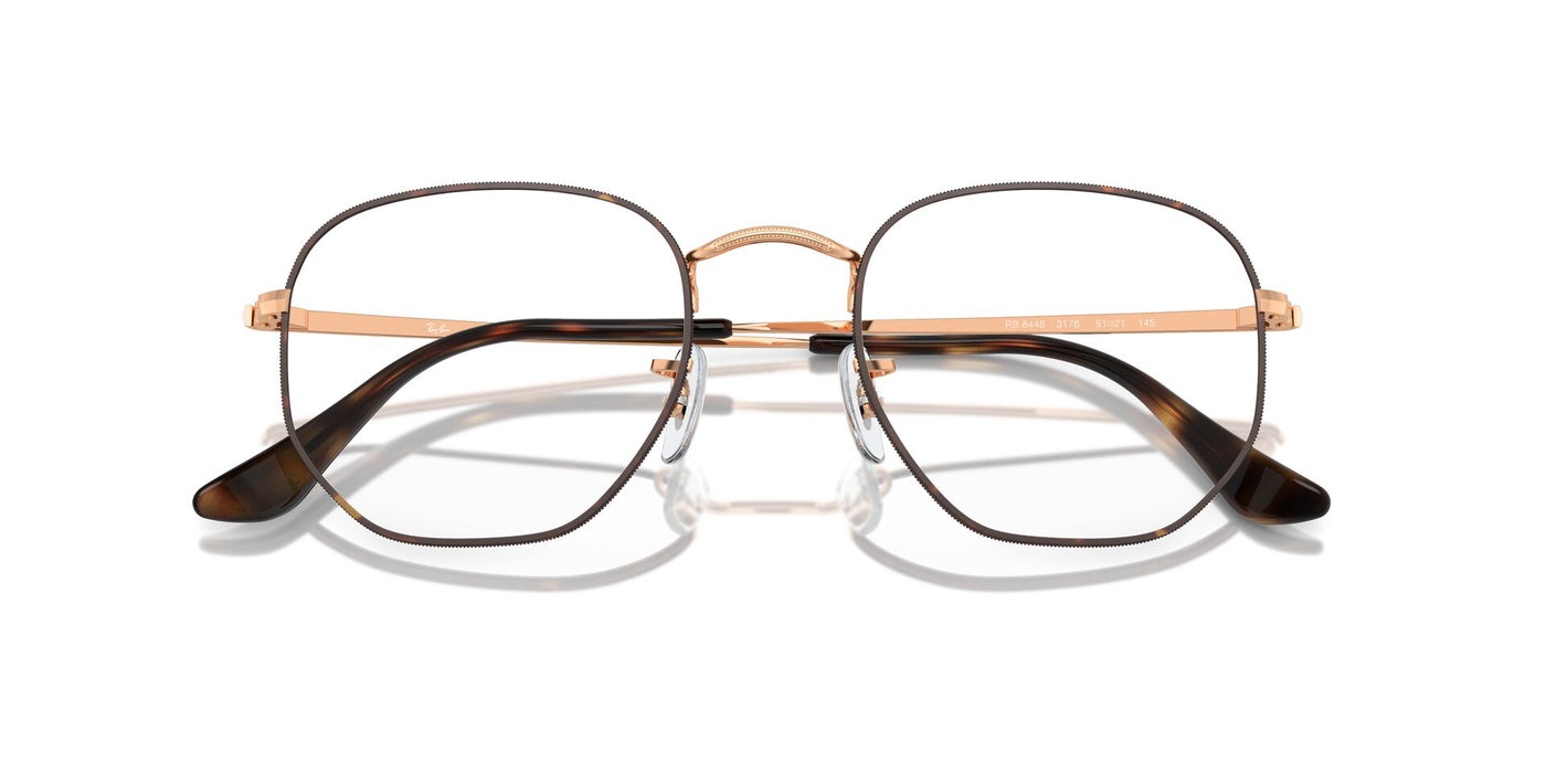 Ray-Ban RB6448 Square Glasses | Fashion Eyewear US