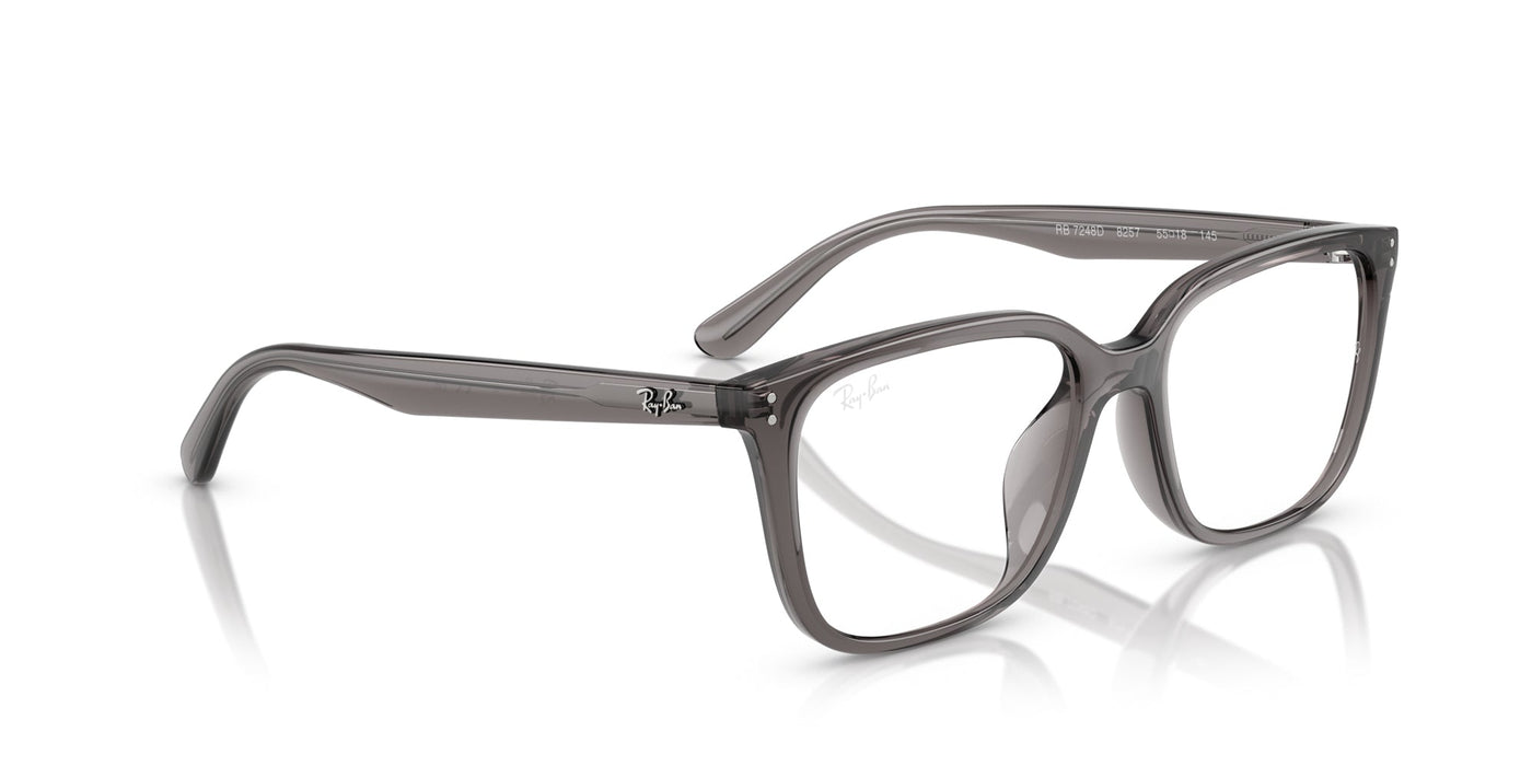 Ray-Ban RB7248D Transparent Opal Grey #colour_transparent-opal-grey