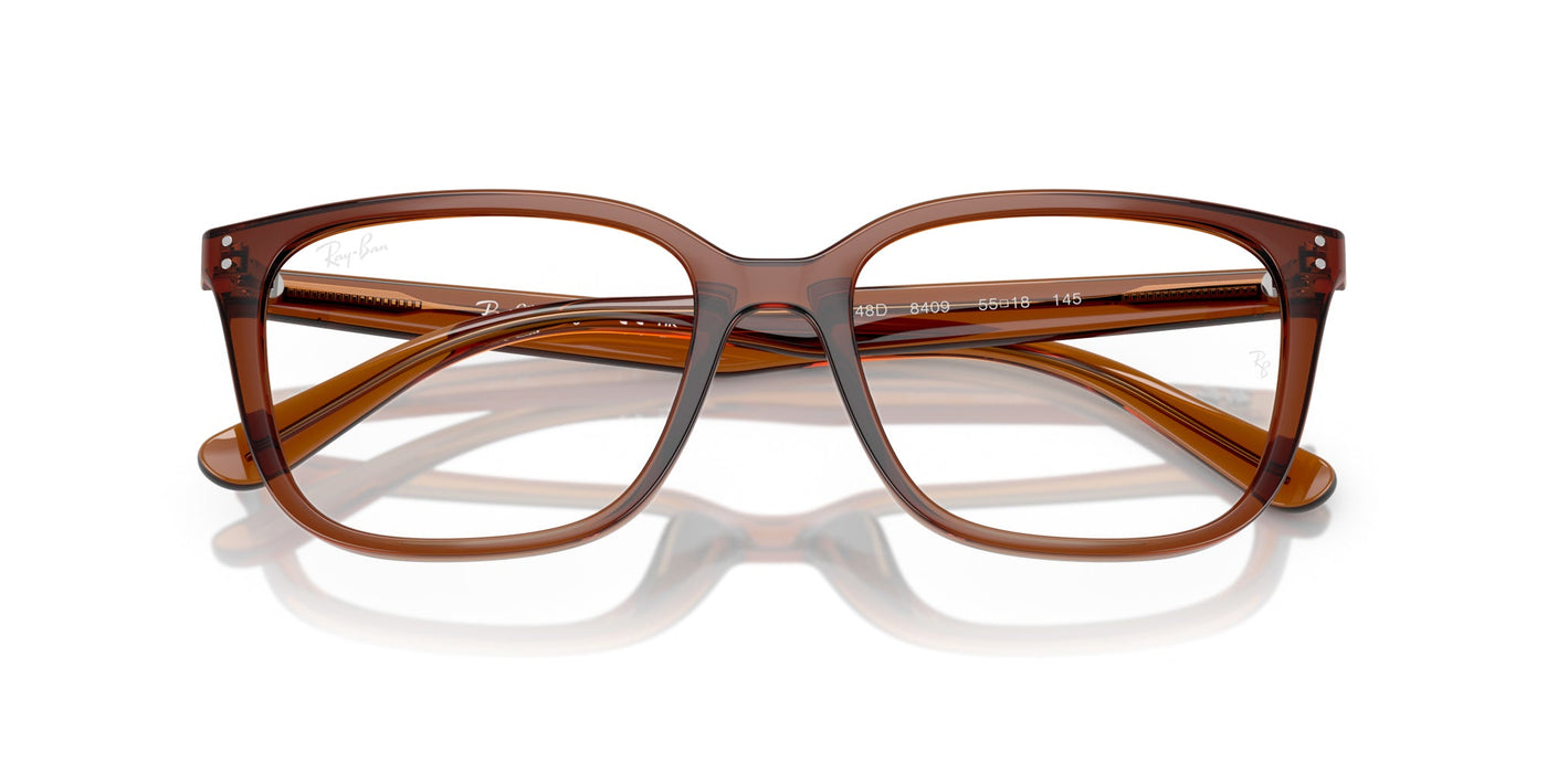 Ray-Ban RB7248D Transparent Brown #colour_transparent-brown