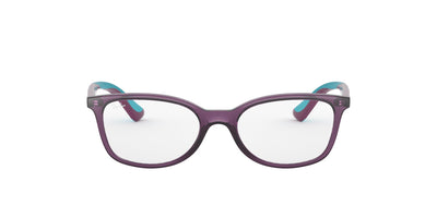 Ray-Ban Kids RB1586 Transparent Violet #colour_transparent-violet