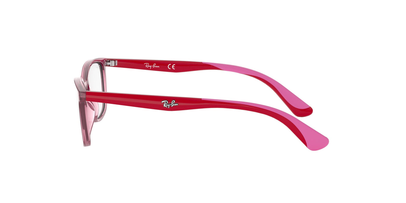 Ray-Ban Kids RB1586 Transparent Red #colour_transparent-red