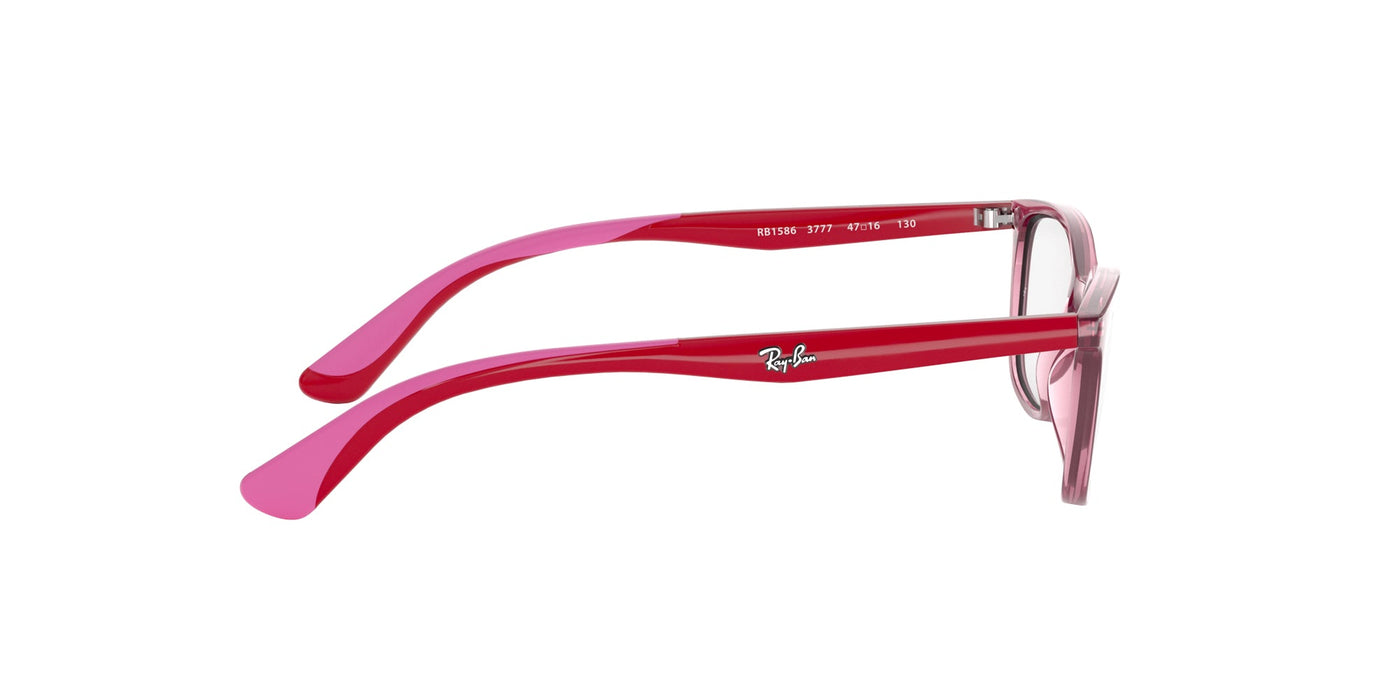 Ray-Ban Kids RB1586 Transparent Red #colour_transparent-red