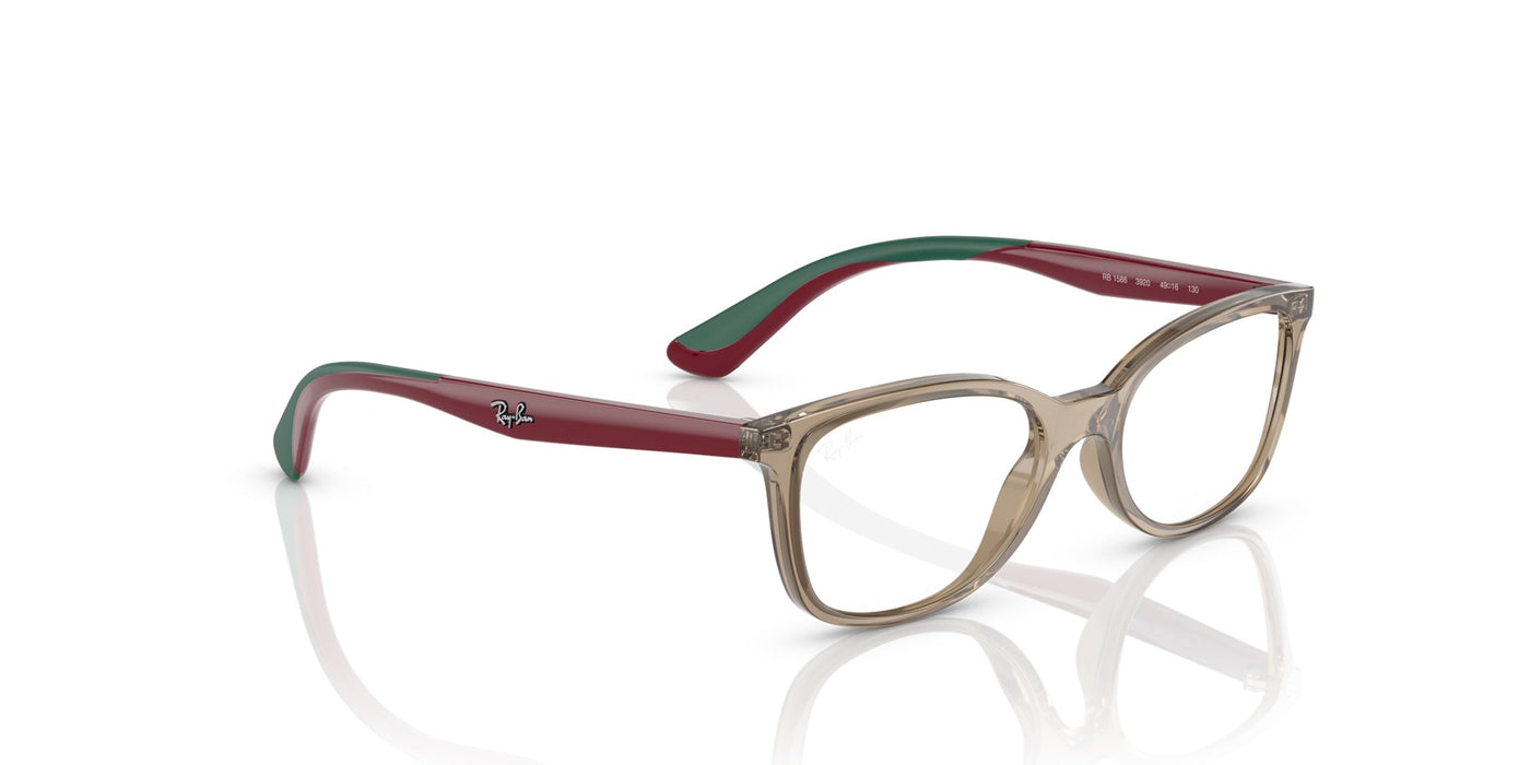 Ray-Ban Kids RB1586 Transparent Brown #colour_transparent-brown