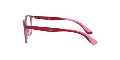 Ray-Ban Kids RB1598 Transparent Red #colour_transparent-red