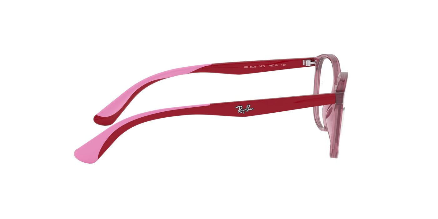 Ray-Ban Kids RB1598 Transparent Red #colour_transparent-red