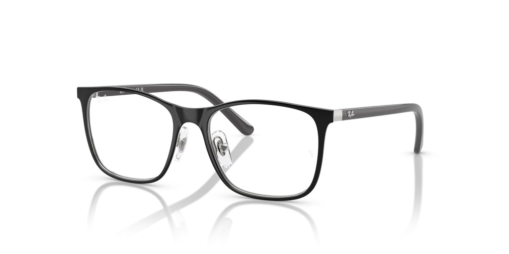 Ray-Ban Kids RB9551V Black On Silver #colour_black-on-silver