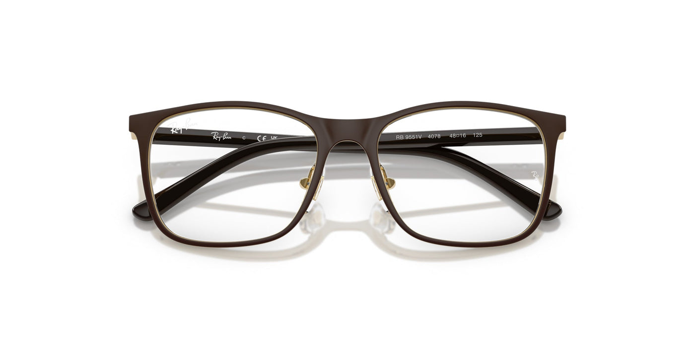 Ray-Ban Kids RB9551V Brown On Arista #colour_brown-on-arista