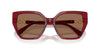 Swarovski SK6016 Transparent Burgundy/Dark Brown #colour_transparent-burgundy-dark-brown