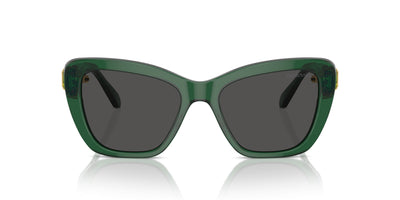 Swarovski SK6018 Transparent Dark Green/Dark Grey #colour_transparent-dark-green-dark-grey