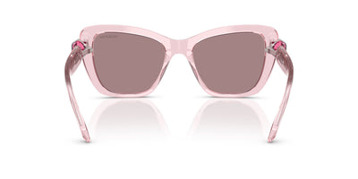 Swarovski SK6018 Transparent Pink/Light Purple Brown #colour_transparent-pink-light-purple-brown