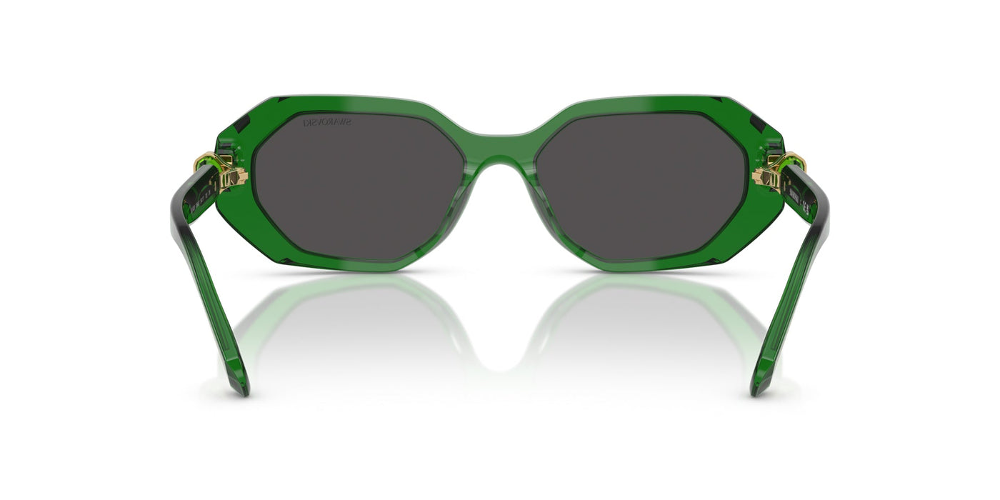 Swarovski SK6028 Transparent Green/Dark Grey #colour_transparent-green-dark-grey