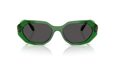 Swarovski SK6028 Transparent Green/Dark Grey #colour_transparent-green-dark-grey