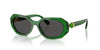 Swarovski SK6028 Transparent Green/Dark Grey #colour_transparent-green-dark-grey