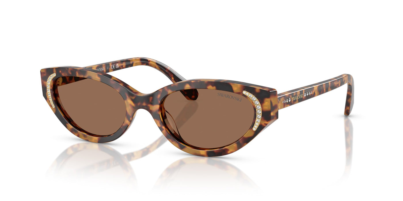 Swarovski SK6030 Havana Medio/Dark Brown #colour_havana-medio-dark-brown