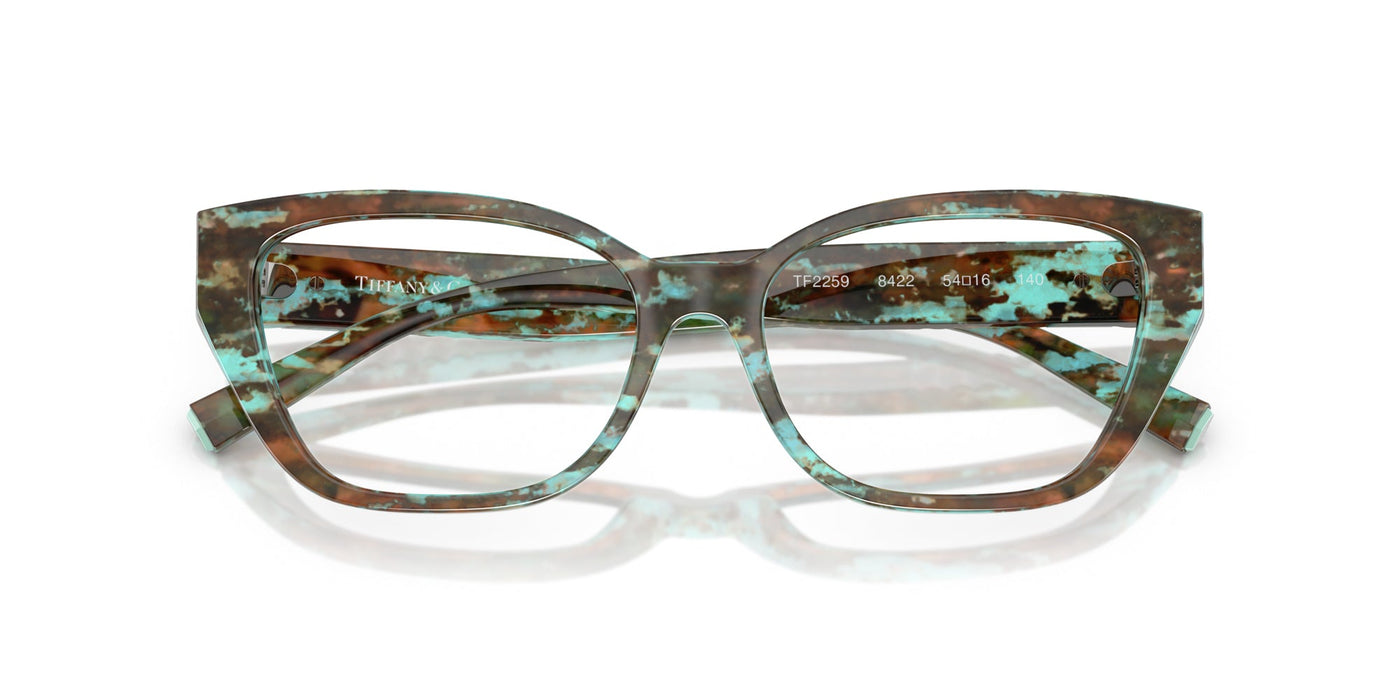 Tiffany TF2259 Havana Tiffany Blue #colour_havana-tiffany-blue