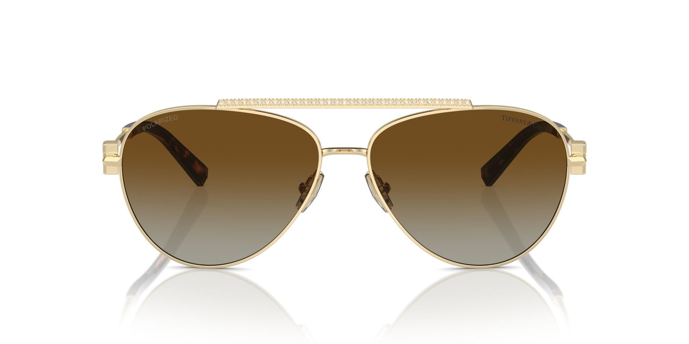 Tiffany TF3101B Pale Gold/Brown Polarised Gradient #colour_pale-gold-brown-polarised-gradient