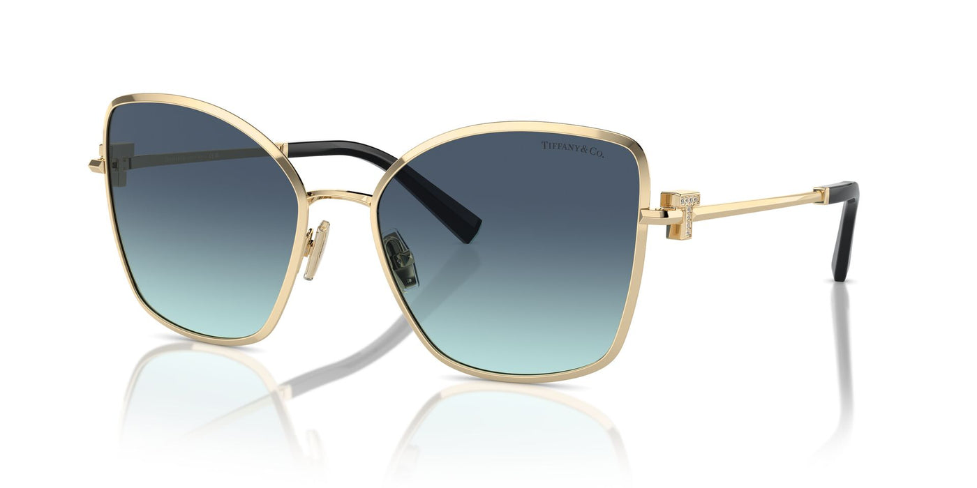 Tiffany TF3102B Pale Gold/Azure Blue #colour_pale-gold-azure-blue