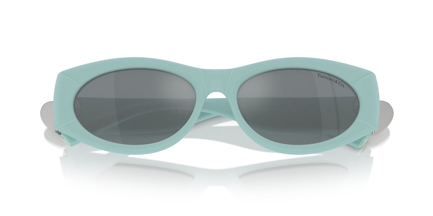 Tiffany TF4222U Tiffany Blue Rubberized/Grey Black Mirror #colour_tiffany-blue-rubberized-grey-black-mirror