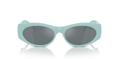 Tiffany TF4222U Tiffany Blue Rubberized/Grey Black Mirror #colour_tiffany-blue-rubberized-grey-black-mirror