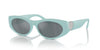 Tiffany TF4222U Tiffany Blue Rubberized/Grey Black Mirror #colour_tiffany-blue-rubberized-grey-black-mirror