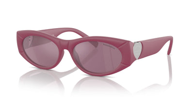 Tiffany TF4222U Fuchsia Rubberized/Violet Internal Silver Mirror #colour_fuchsia-rubberized-violet-internal-silver-mirror