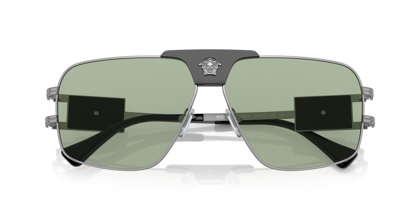 Versace VE2251 Gunmetal/Green #colour_gunmetal-green