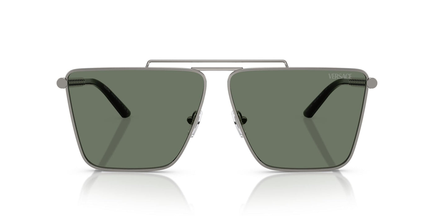 Versace VE2266 Gunmetal/Dark Green #colour_gunmetal-dark-green