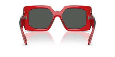 Versace VE4478U Red Transparent/Dark Grey #colour_red-transparent-dark-grey