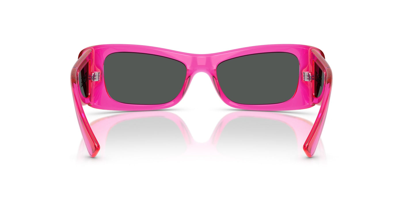 Versace VE4481 Fuchsia Fluo Transparent/Dark Grey #colour_fuchsia-fluo-transparent-dark-grey