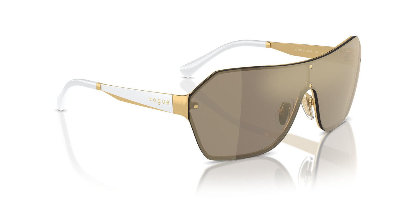 Vogue Eyewear VO4302S Gold/Light Brown Gold Mirror #colour_gold-light-brown-gold-mirror